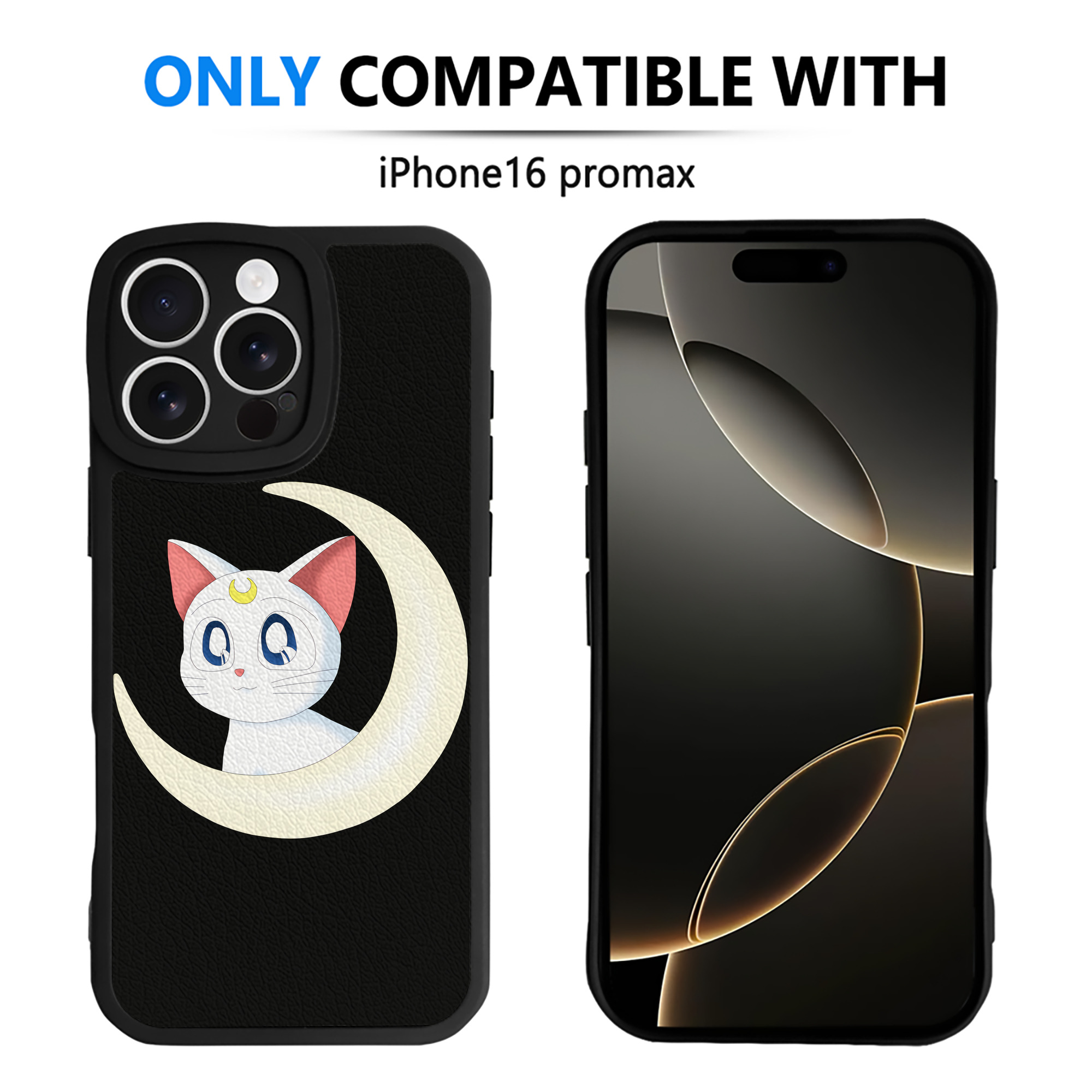 （画像用） 美少女戦士セーラームーン Sailor Moon 【iPhone 16シリーズ対応】シリコンスマホケース（レザー調） 材質：シリコン